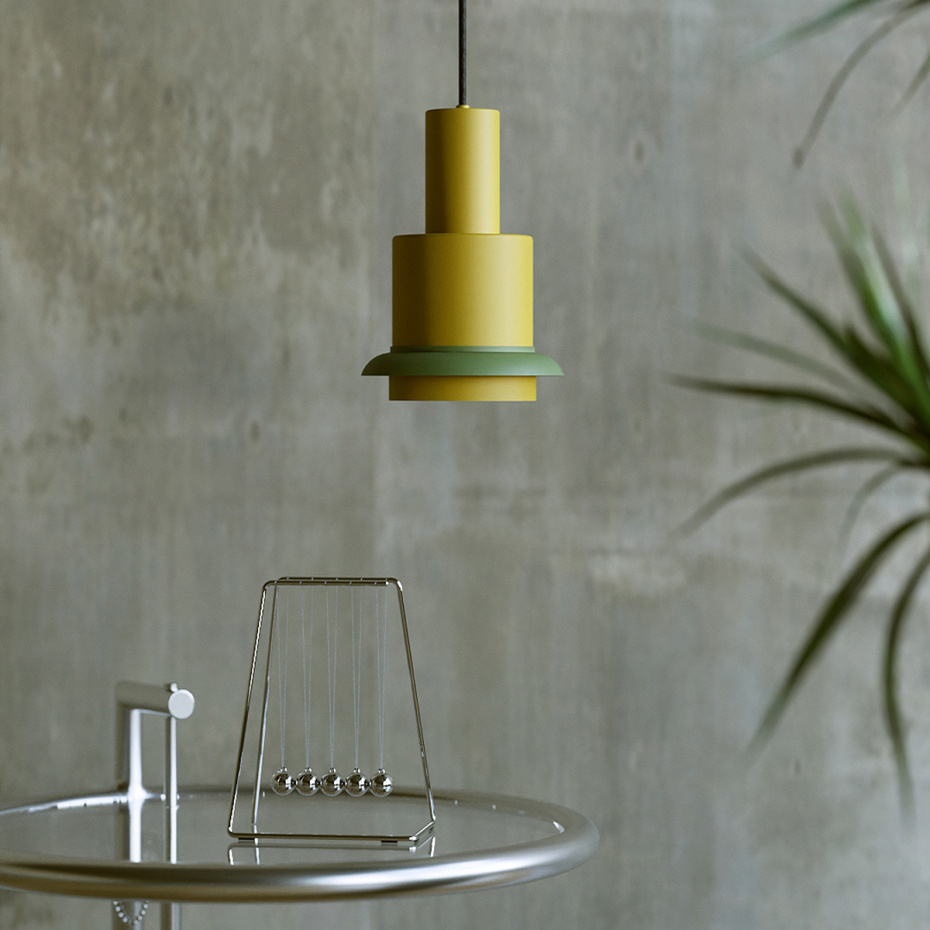 Chaumont 150 Pendel Yellow/Green