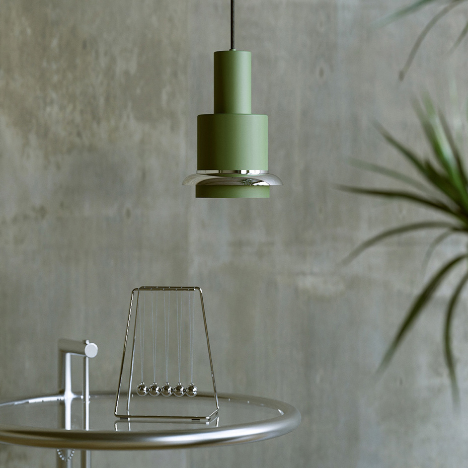 Chaumont 150 Pendel Green/Nickel