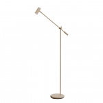 Cato Golvlampa Nougat/Mässing Med Dimmer Cato Golvlampa Nougat/Mässing Med Dimmer