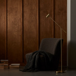 Cato Golvlampa Blankslipad Mässing Med Dimmer Cato Golvlampa Blankslipad Mässing Med Dimmer