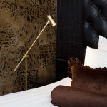 Cato Golvlampa Blankslipad Mässing Med Dimmer Cato Golvlampa Blankslipad Mässing Med Dimmer