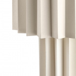 Plissé Bordslampa Vit Textil Plissé Bordslampa Vit Textil