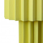 Plissé Bordslampa Gul Textil Plissé Bordslampa Gul Textil