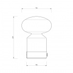 Essence Cloudy Portabel Bordslampa Rå Mässing Essence Cloudy Portabel Bordslampa Rå Mässing