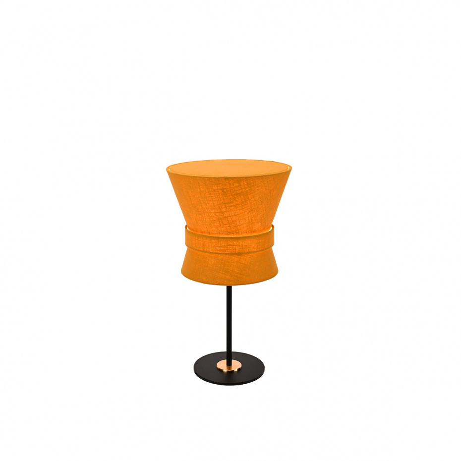 Bow Bordslampa Liten Svart/Yellow Ochre