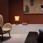 Bow Bordslampa Liten Svart/Yellow Ochre Bow Bordslampa Liten Svart/Yellow Ochre