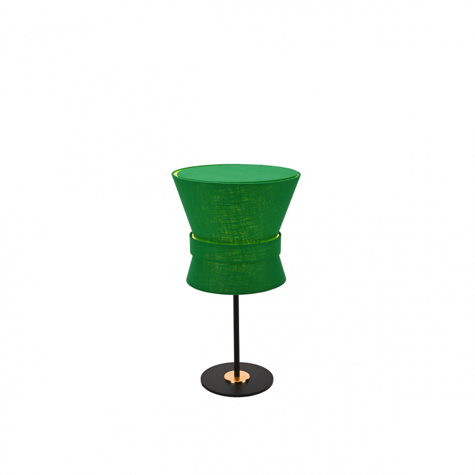 Bow Bordslampa Liten Svart/Emerald Green