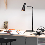 Talk Bordslampa Svart/Brun Talk Bordslampa Svart/Brun