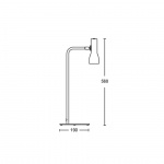 Talk Bordslampa Svart/Brun Talk Bordslampa Svart/Brun