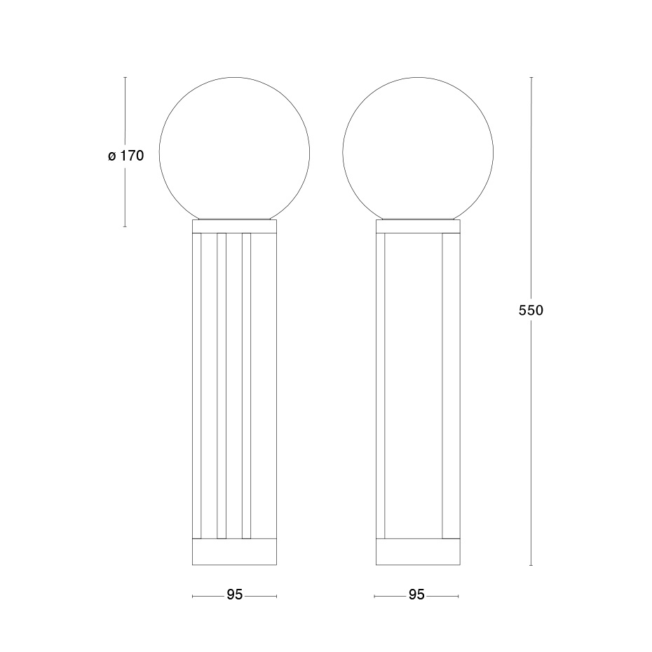Libreria Bordslampa Vit