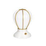Hobo Lantern Bordslampa Vit Struktur/Mässing Hobo Lantern Bordslampa Vit Struktur/Mässing