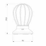 Hobo Lantern Bordslampa Vit Struktur/Mässing Hobo Lantern Bordslampa Vit Struktur/Mässing