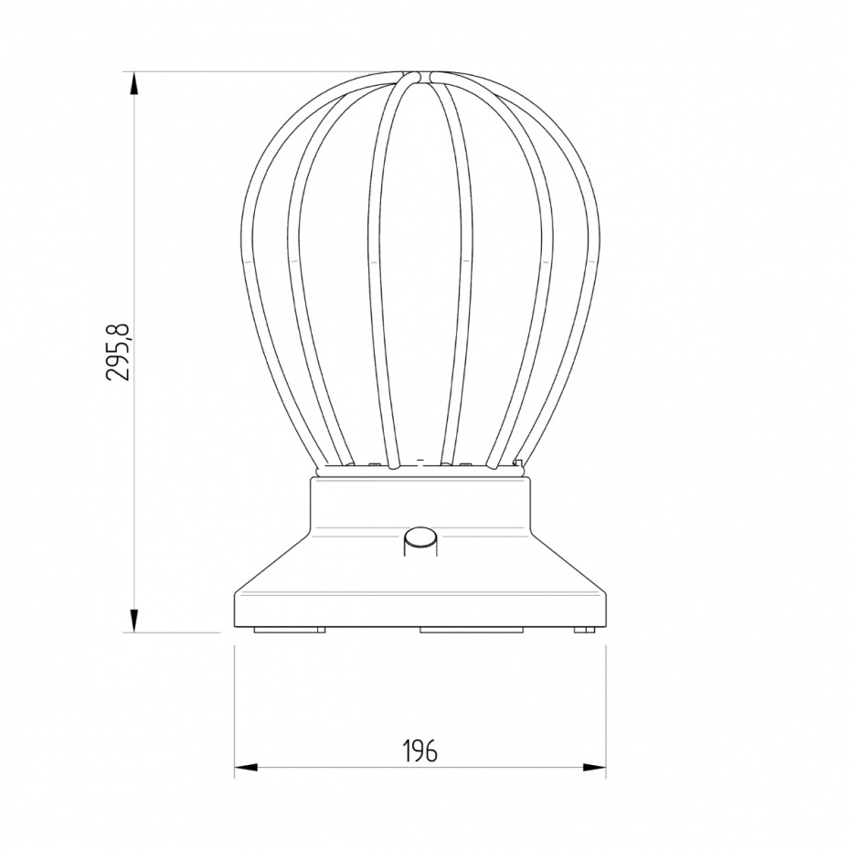Hobo Lantern Bordslampa Rå Mässing/Mässing