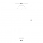 Cake Pollare Hög Rå Koppar Cake Pollare Hög Rå Koppar