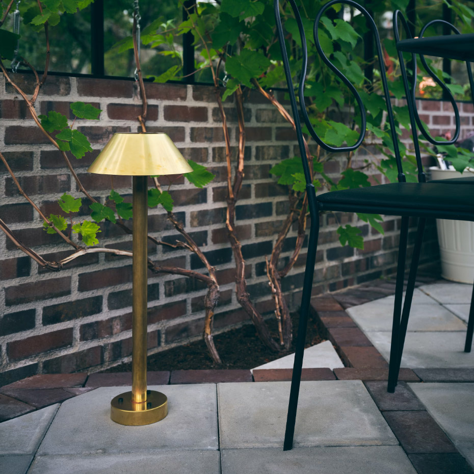 Cake Pollare Hög Rå Mässing