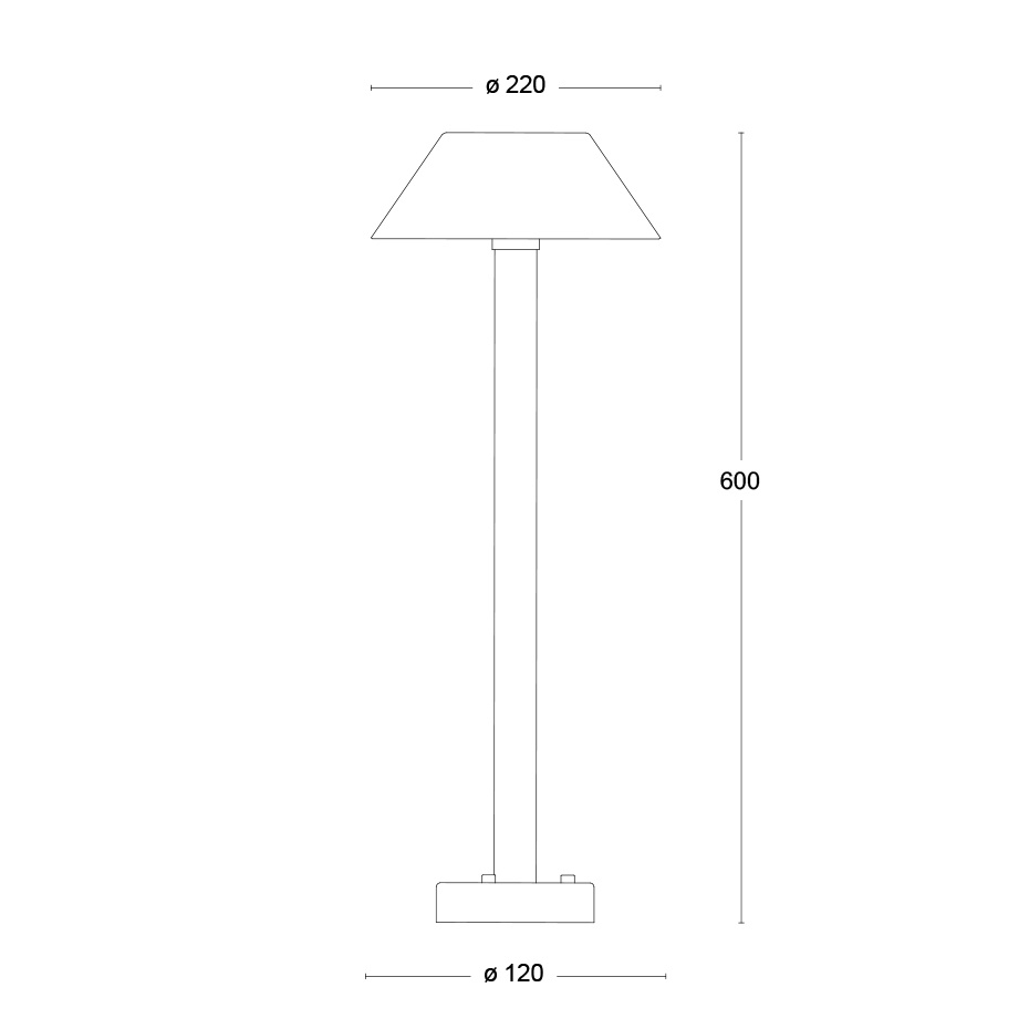 Cake Pollare Låg Rå Mässing