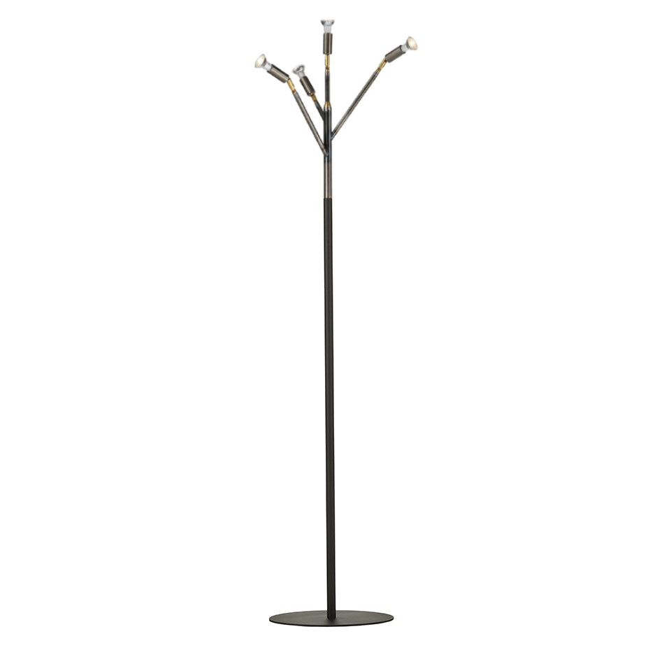 Örsjö Kvist 4 Golvlampa Rå Stål