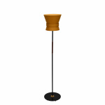 Bow Golvlampa Liten Svart/Yellow Ochre Bow Golvlampa Liten Svart/Yellow Ochre
