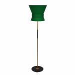 Bow Golvlampa Stor Rå Mässing/Emerald Green Bow Golvlampa Stor Rå Mässing/Emerald Green