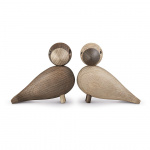 Turturduvor Sångfågel Ek/Rökt Ek Turturduvor Sångfågel Ek/Rökt Ek