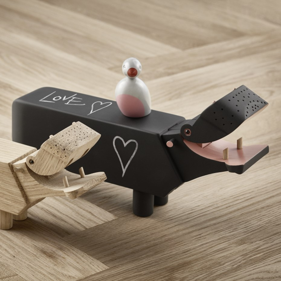 Flodhäst Trädjur Svart