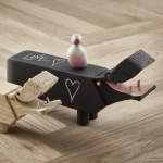 Flodhäst Trädjur Svart Flodhäst Trädjur Svart