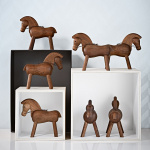 Häst Trädjur Valnöt Häst Trädjur Valnöt