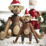 Tomtemössa Träfigur Mini Röd/Vit Tomtemössa Träfigur Mini Röd/Vit