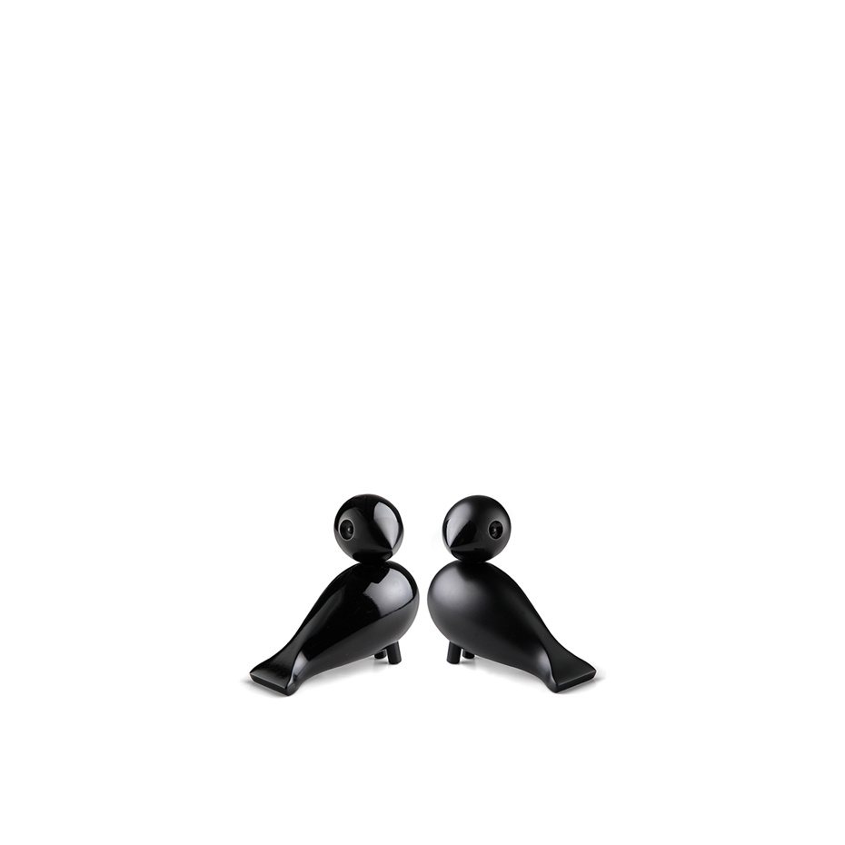 Kay Bojesen Turturduvor Sångfågel Svart