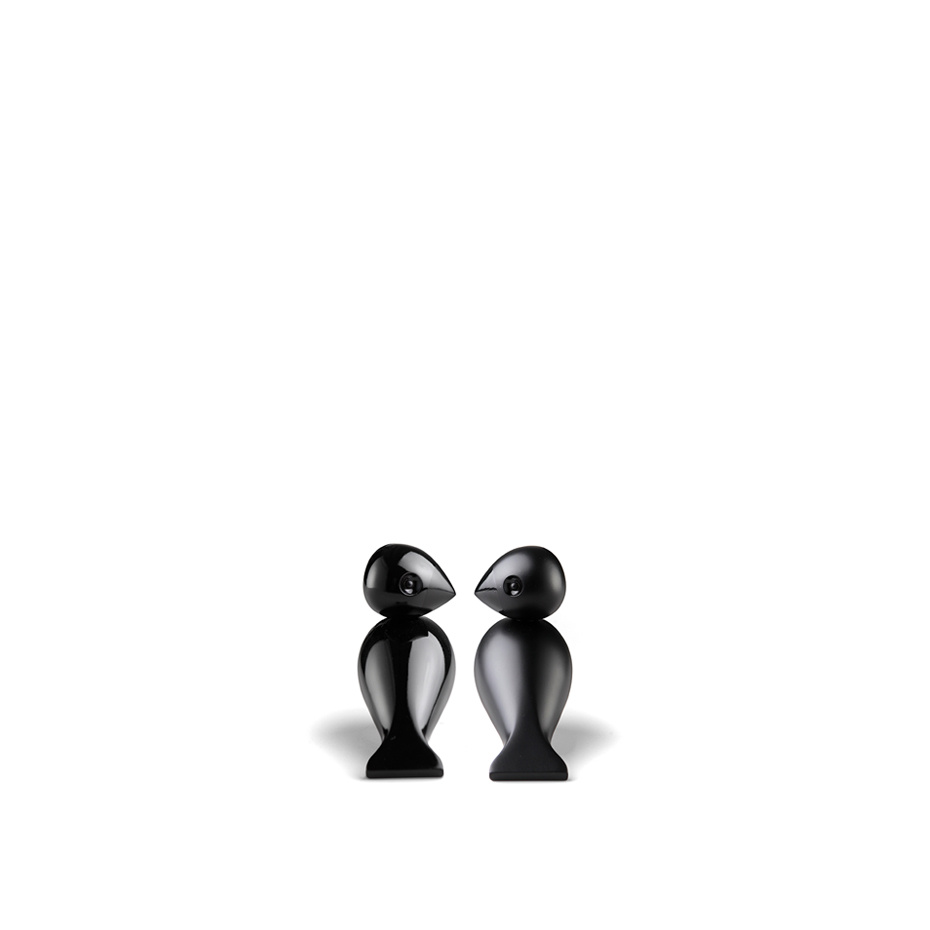 Kay Bojesen Turturduvor Sångfågel Svart