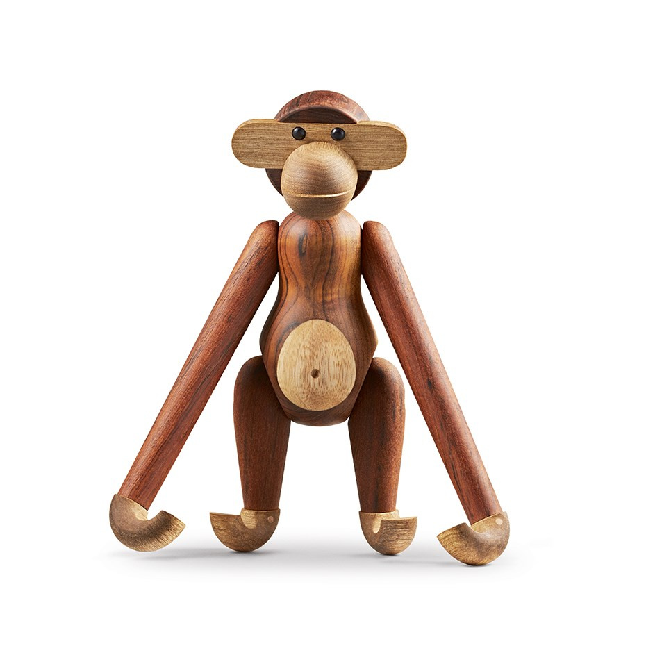 Apa Trädjur Medium Teak/Limba