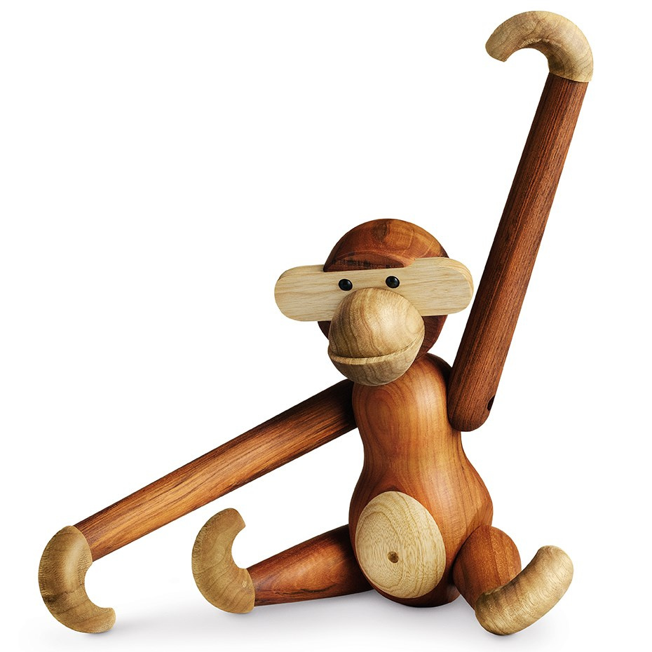 Apa Trädjur Stor Teak/Limba