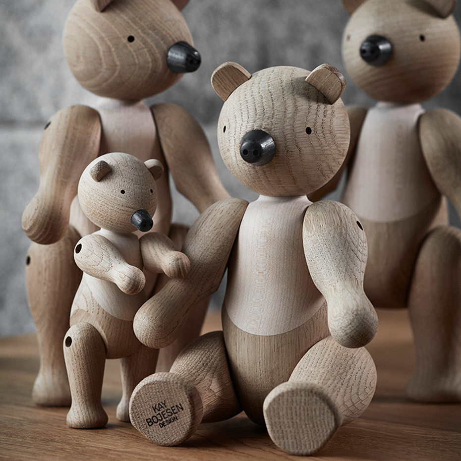 Björn Trädjur Medium Ek/Lönn