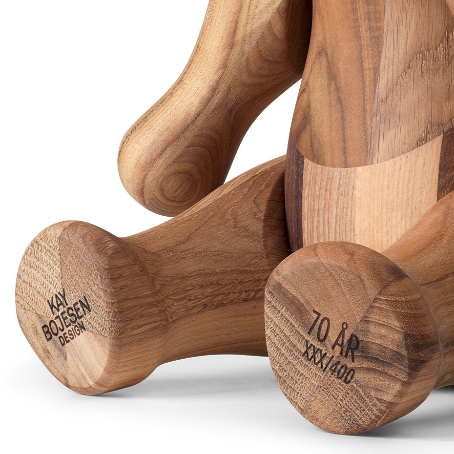 Björn Trädjur Liten Reworked Anniversary Blandade Träslag