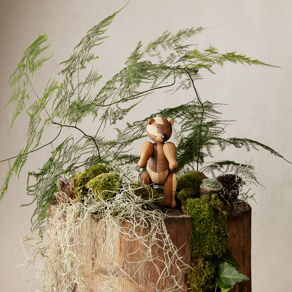 Björn Trädjur Medium Reworked Anniversary Blandade Träslag