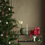 Santa Claus & Santa Clara Träfigurer Röd/Vit Santa Claus & Santa Clara Träfigurer Röd/Vit