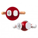 Santa Claus & Santa Clara Träfigurer Röd/Vit Santa Claus & Santa Clara Träfigurer Röd/Vit