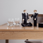 Brudgum Träfigur Blå/Svart Brudgum Träfigur Blå/Svart