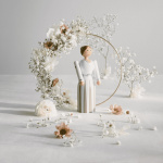 Brud Träfigur Vit Brud Träfigur Vit