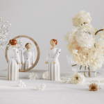 Brud Träfigur Vit Brud Träfigur Vit