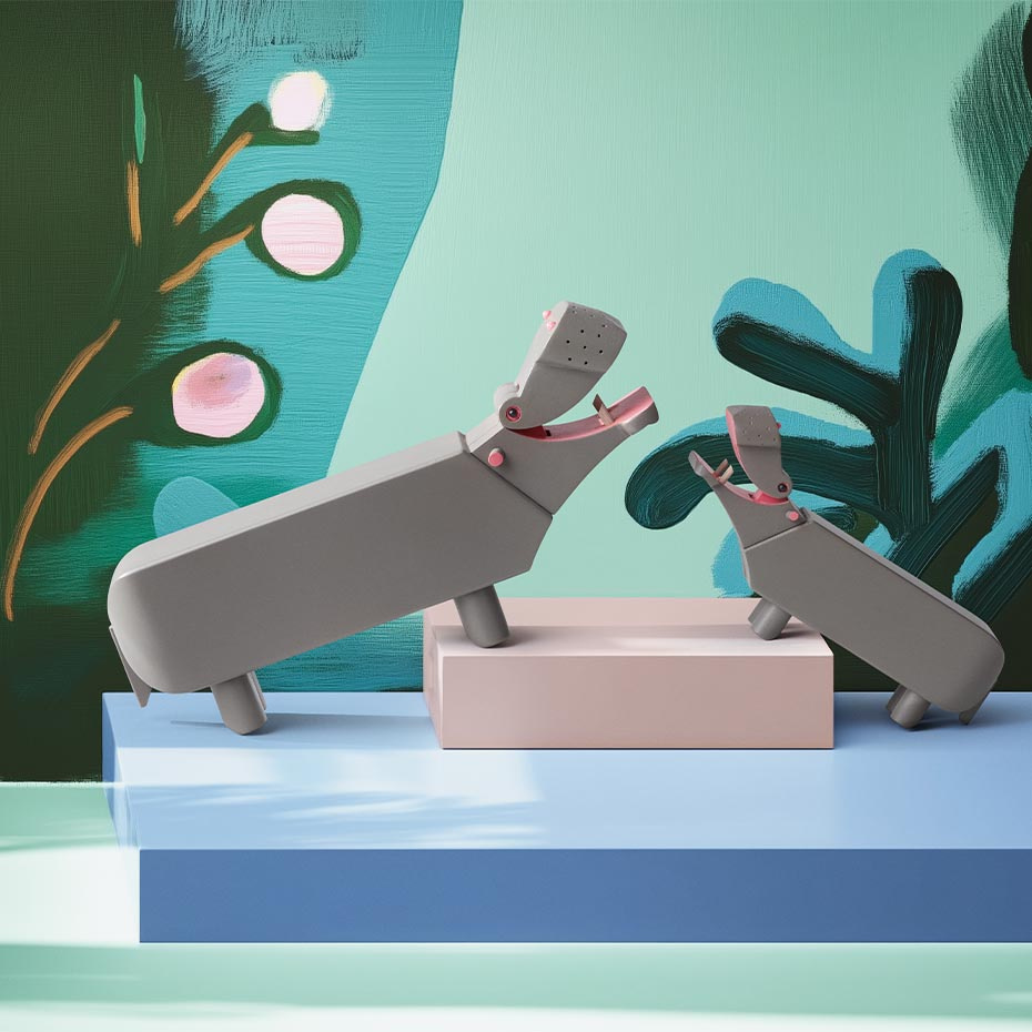 Flodhäst Trädjur Grå