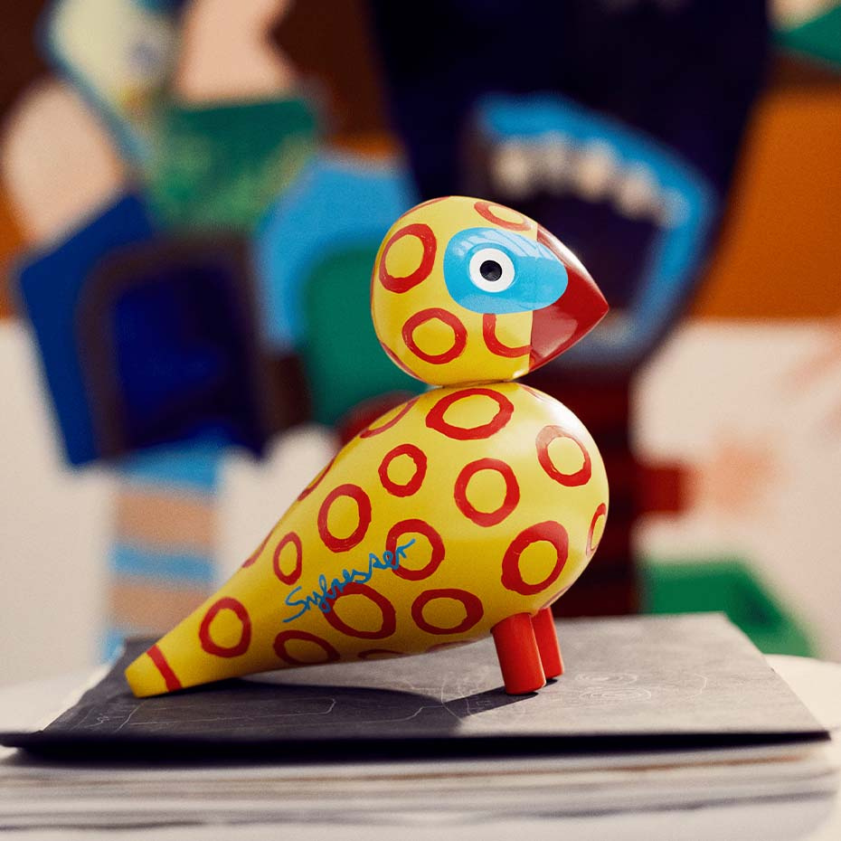 Sångfågel x Leif Sylvester 2025 H15,5cm Blue Eyes