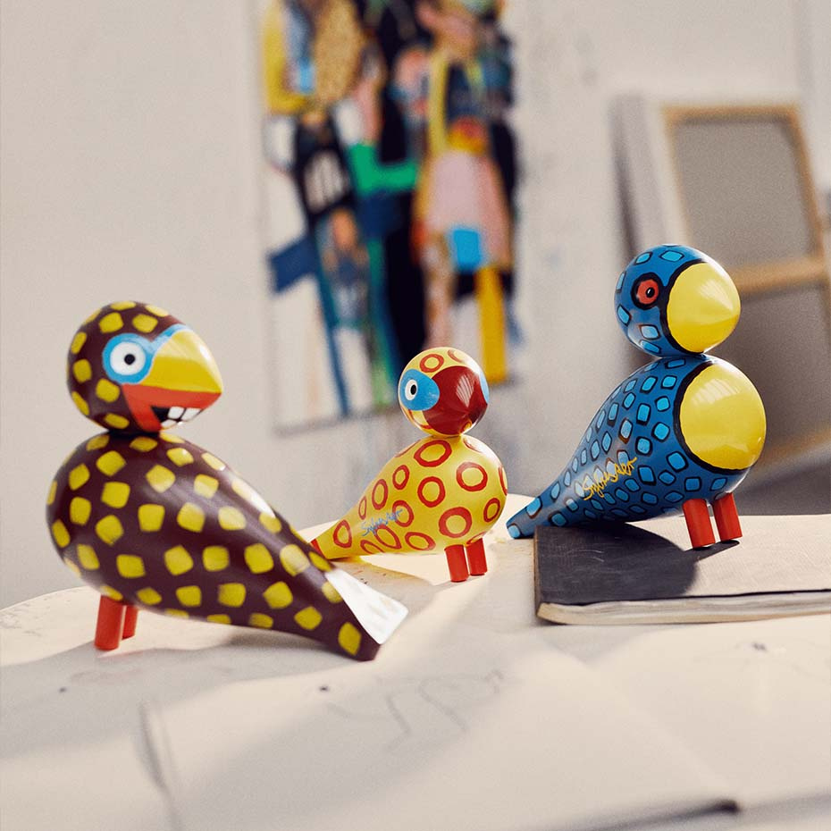 Sångfågel x Leif Sylvester 2025 H15,5cm Blue Eyes