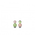 Turturduvor Sångfågel Ljusgrön/Rosa Turturduvor Sångfågel Ljusgrön/Rosa