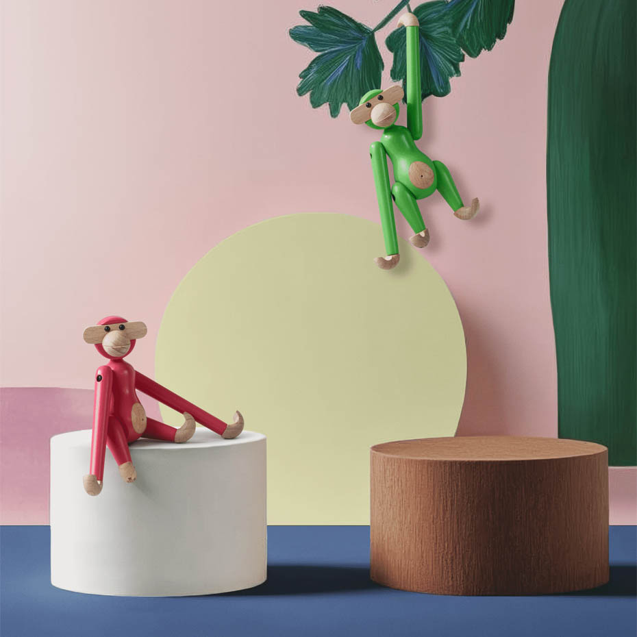 Apa Trädjur Mini Rosa