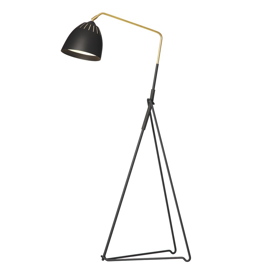 Lean Golvlampa Svart