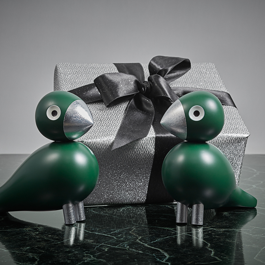 Georg Sångfågel Grön/Silver