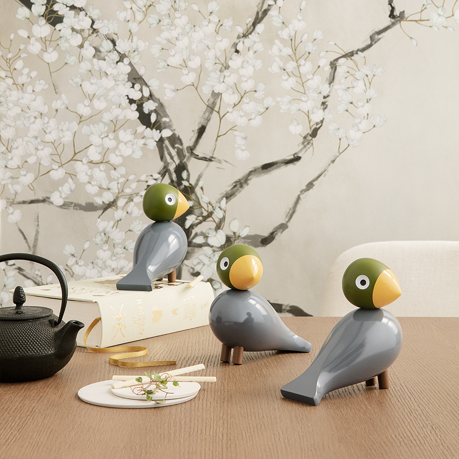 Nightingale Sångfågel Aqua