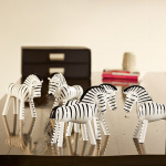 Zebra Trädjur Svart/Vit Zebra Trädjur Svart/Vit