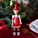 Christmas Lise Träfigur Röd/Vit/Blå Christmas Lise Träfigur Röd/Vit/Blå